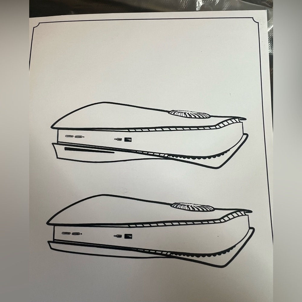 Spider Design Gaming Console Faceplate For PS5 - Picture 3 of 4